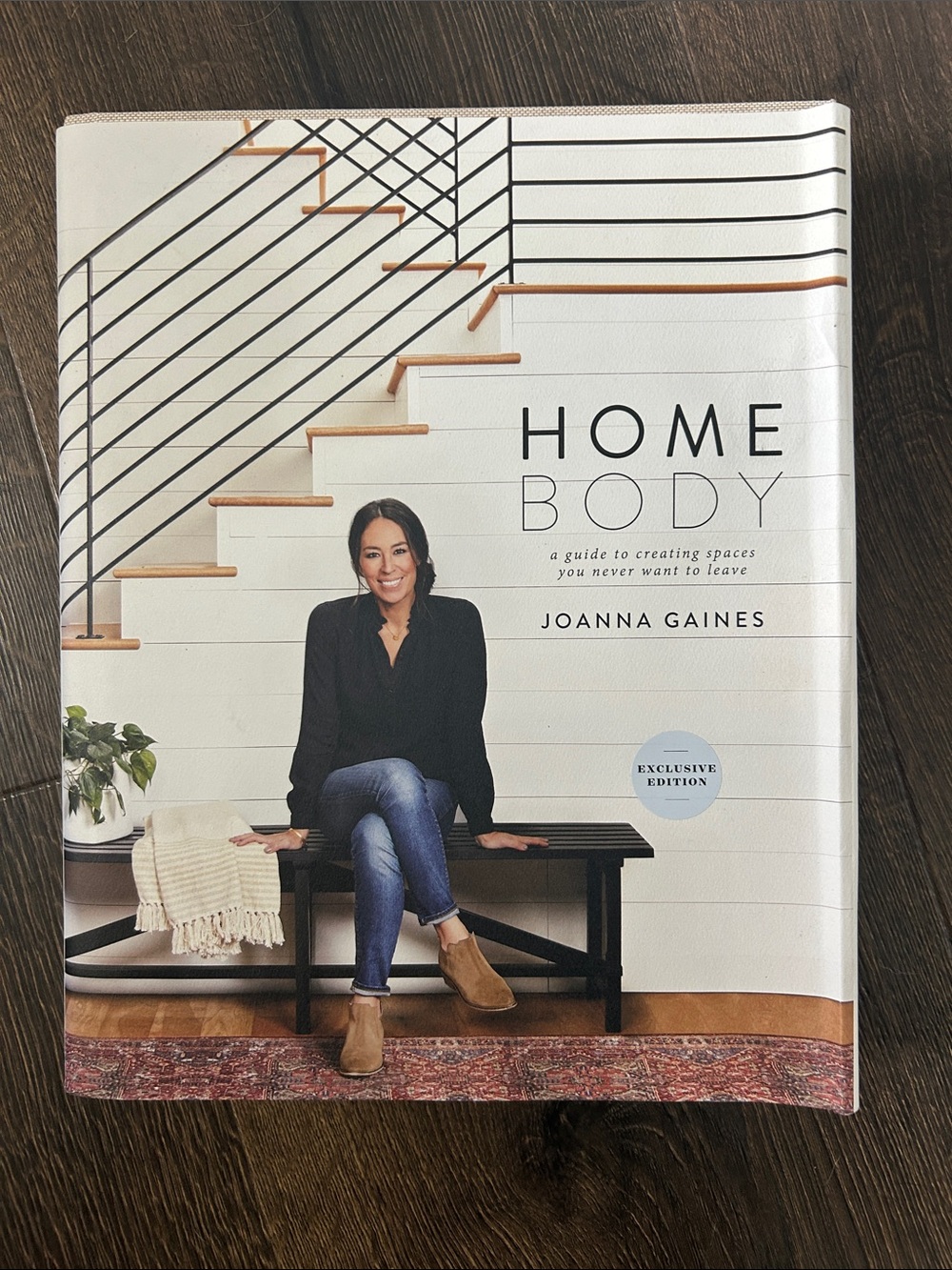 SIGNED - Home Body by Joanna Gaines Hardcover Book - White/Cream Cover